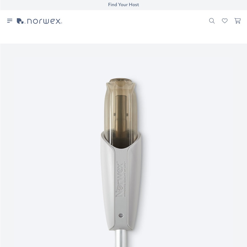 Norwex Gray Spray Mop Attachment Attachment for Water, goes with mop system.